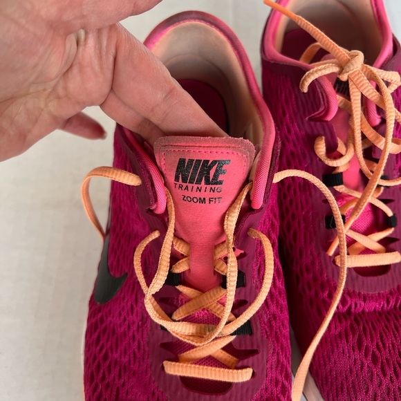 Nike Zoom Fit Training Sneaker Fuschia Pink Black 8.5 - Picture 6 of 8